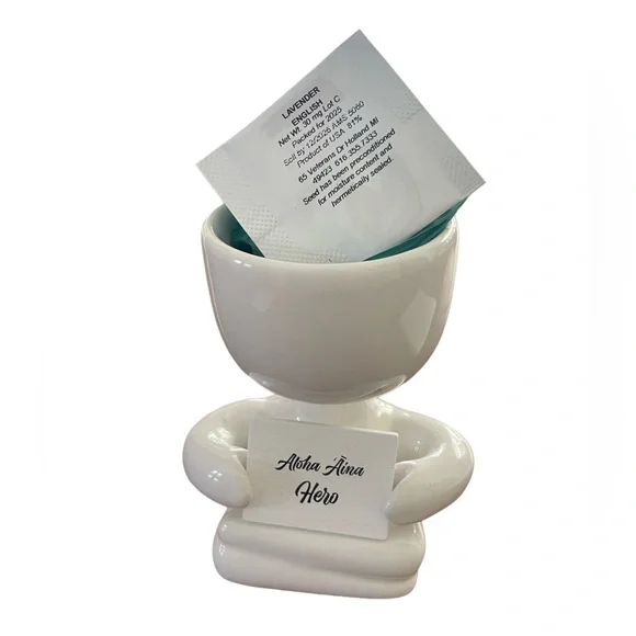 People Planter With Lavender Seeds - Picture 3 of 4